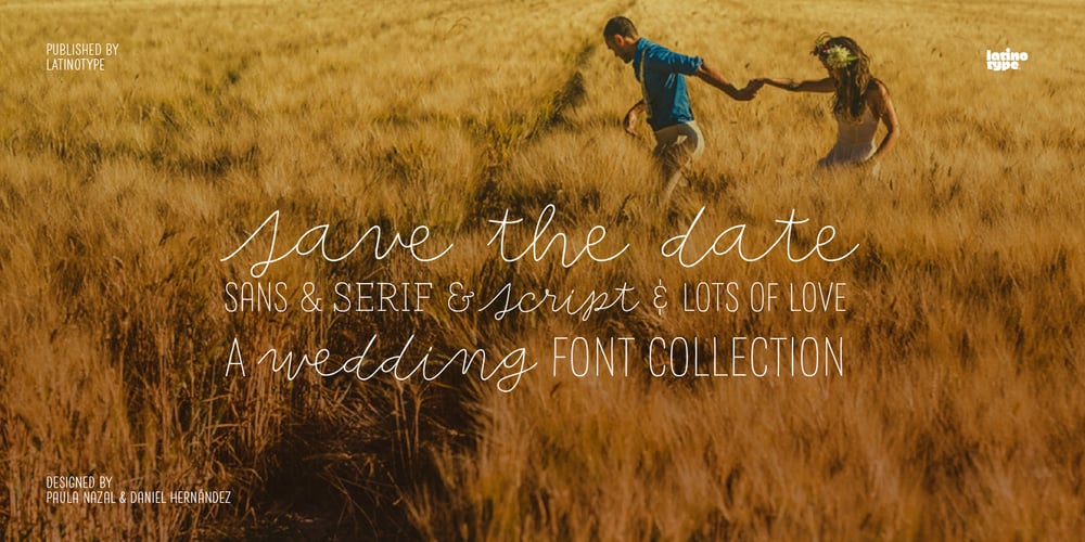 Save The Date font