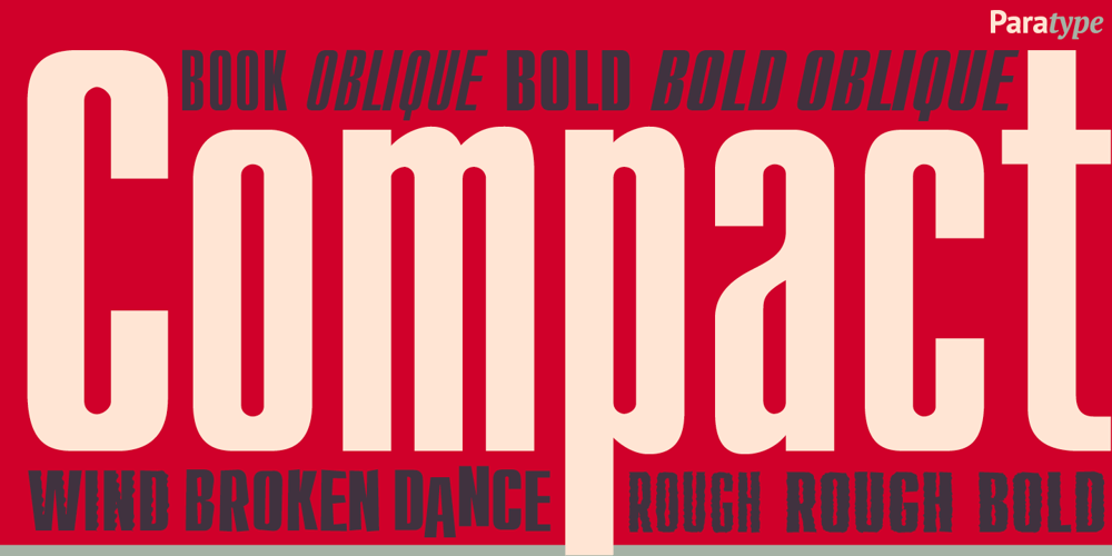 Compact font