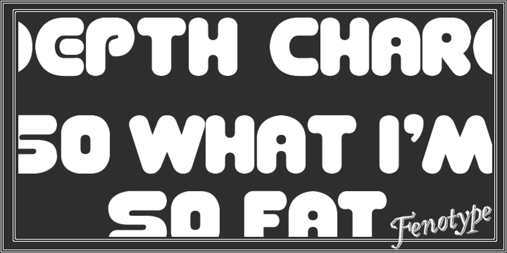 Depth Charge font