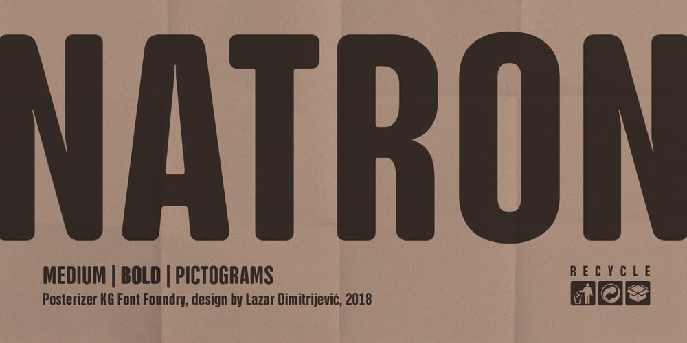 NATRON font