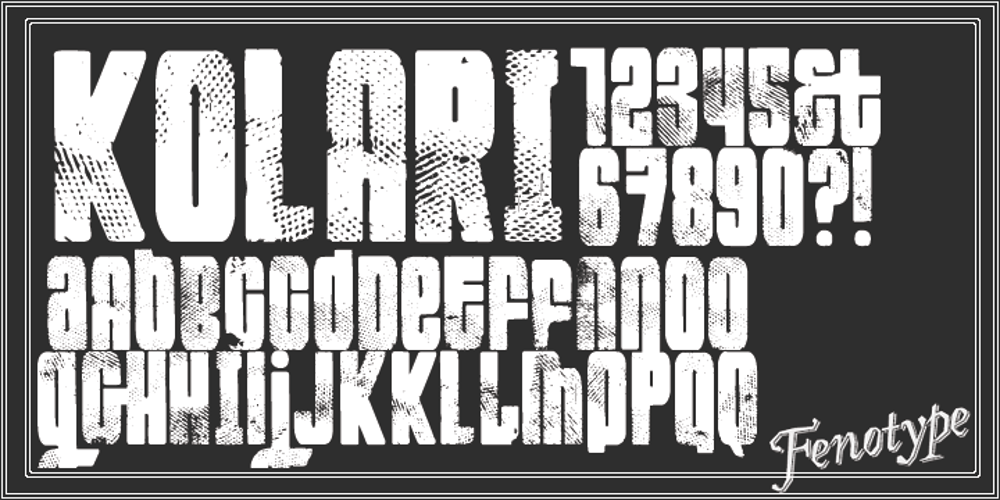 Kolari font