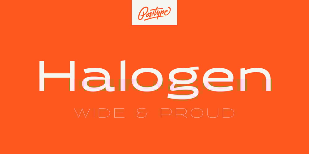 Halogen font