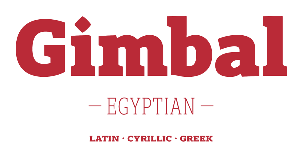 Gimbal Egyptian font