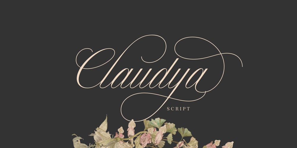 Claudya Script font
