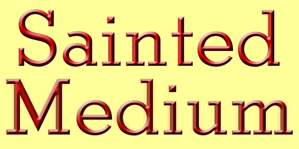 Sainted Medium font