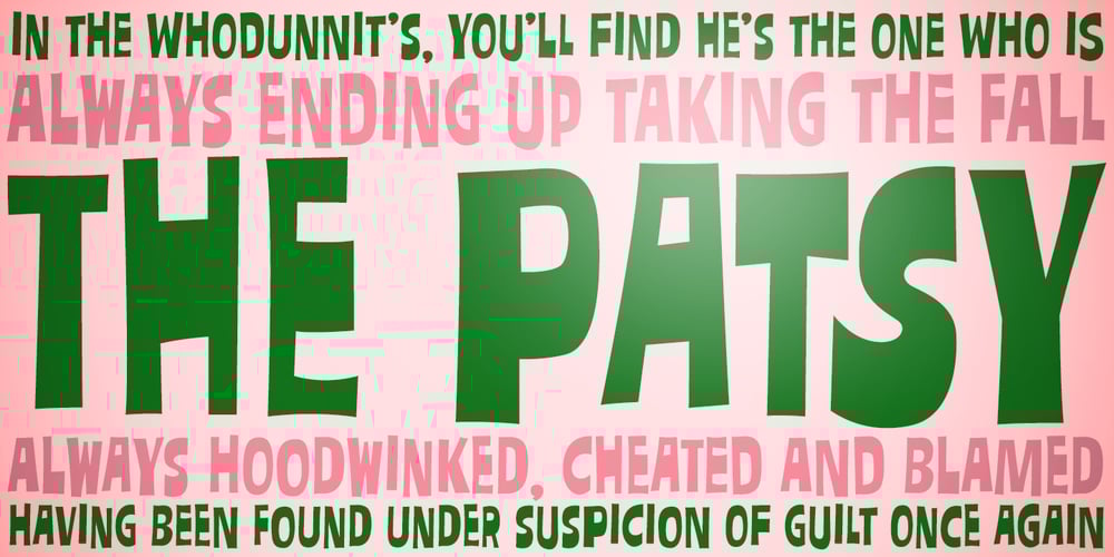 Patsy PB font