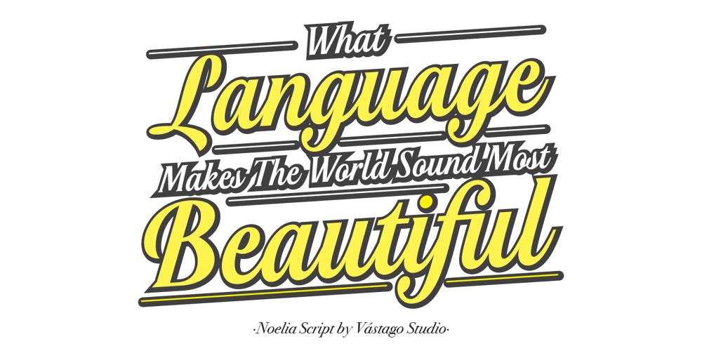 Noelia Script Pro font