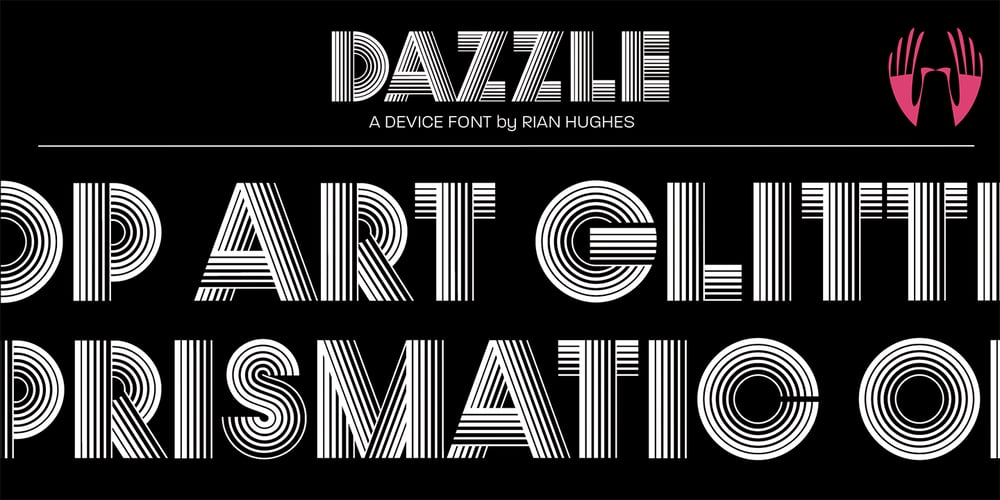 Dazzle font