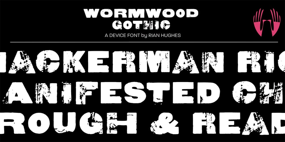 Wormwood Gothic font