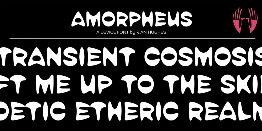 Amorpheus font