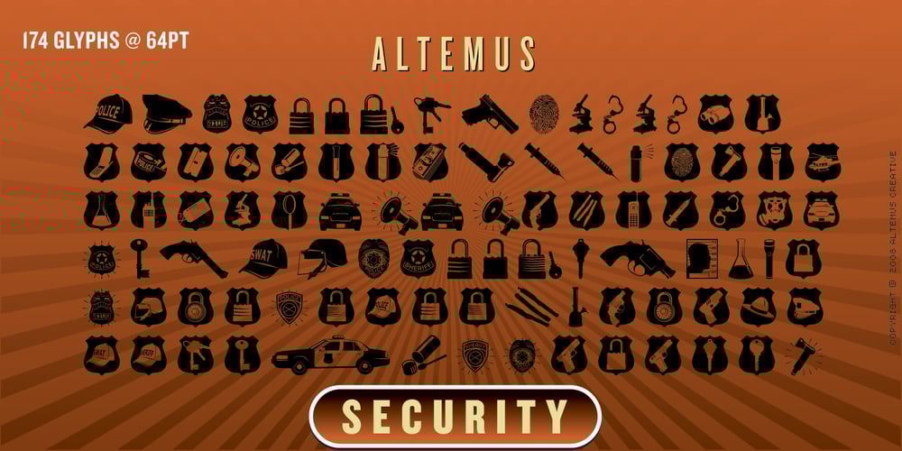 Altemus Security font