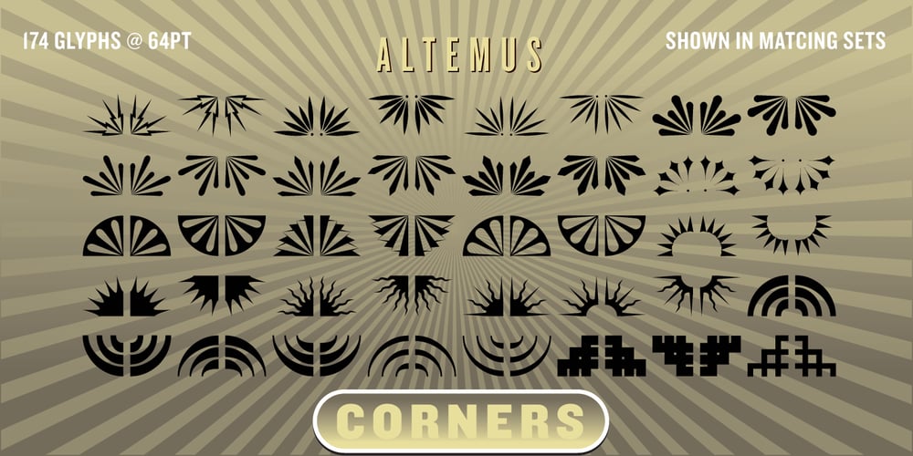 Altemus Corners font