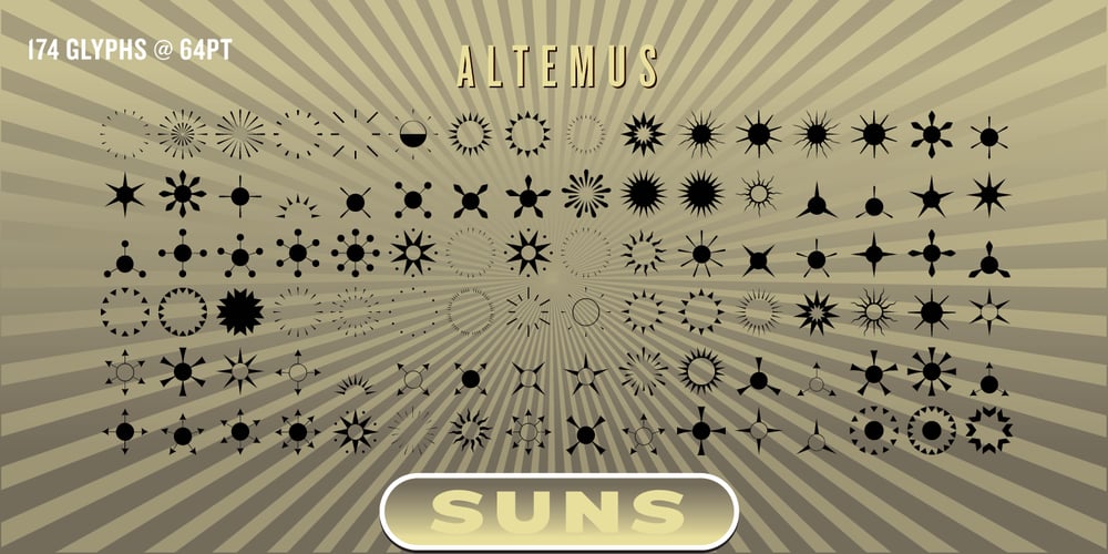 Altemus Suns font