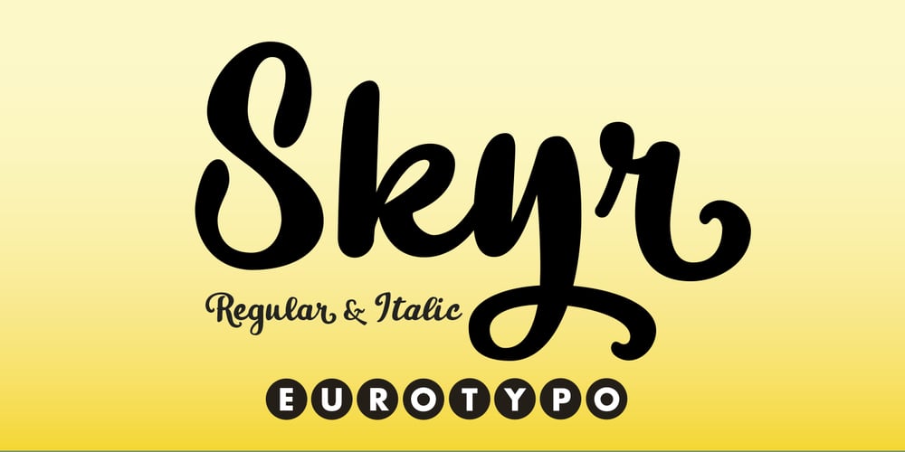 Skyr Pro font