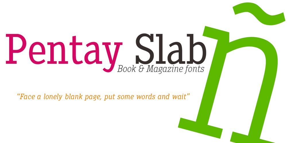 Pentay Slab font