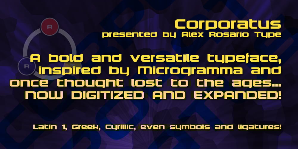 Corporatus font