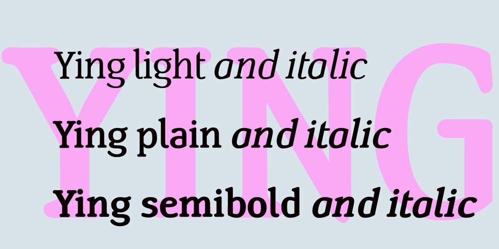 Ying font