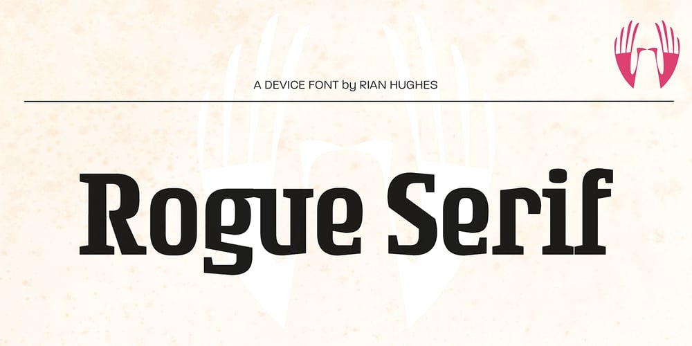Rogue Serif font