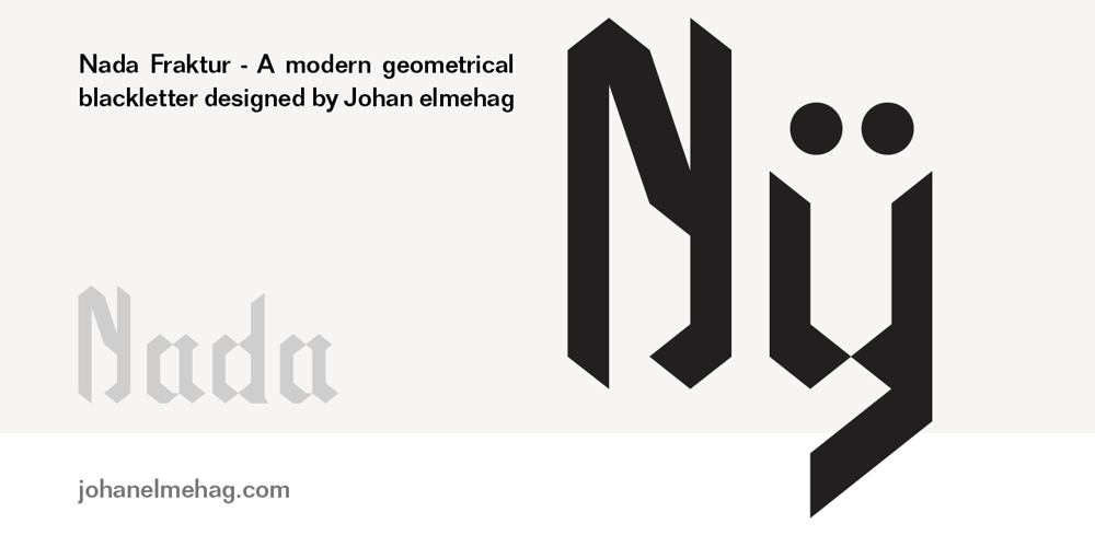 Nada Fraktur font