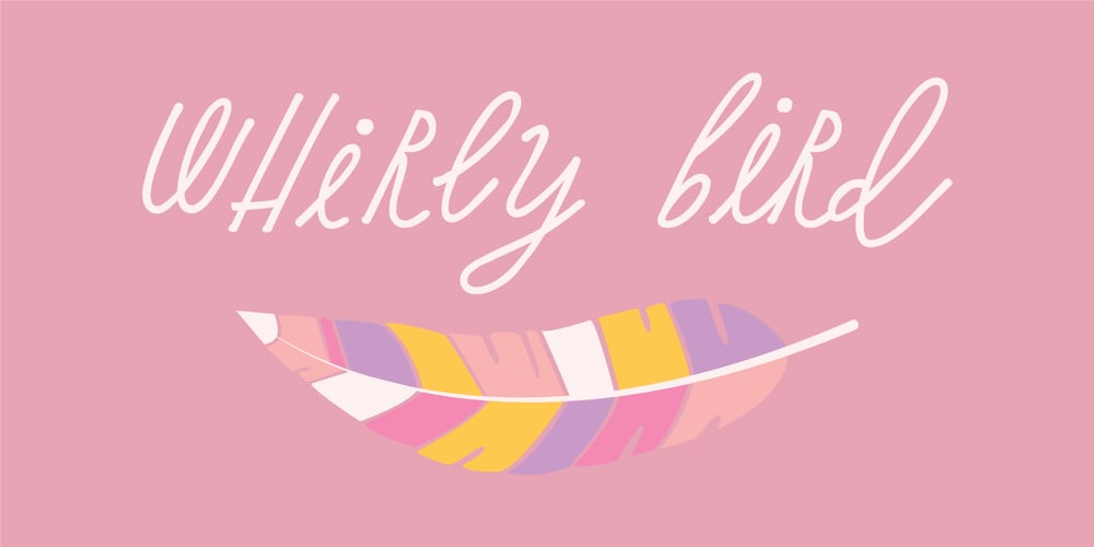 Whirly Birds font