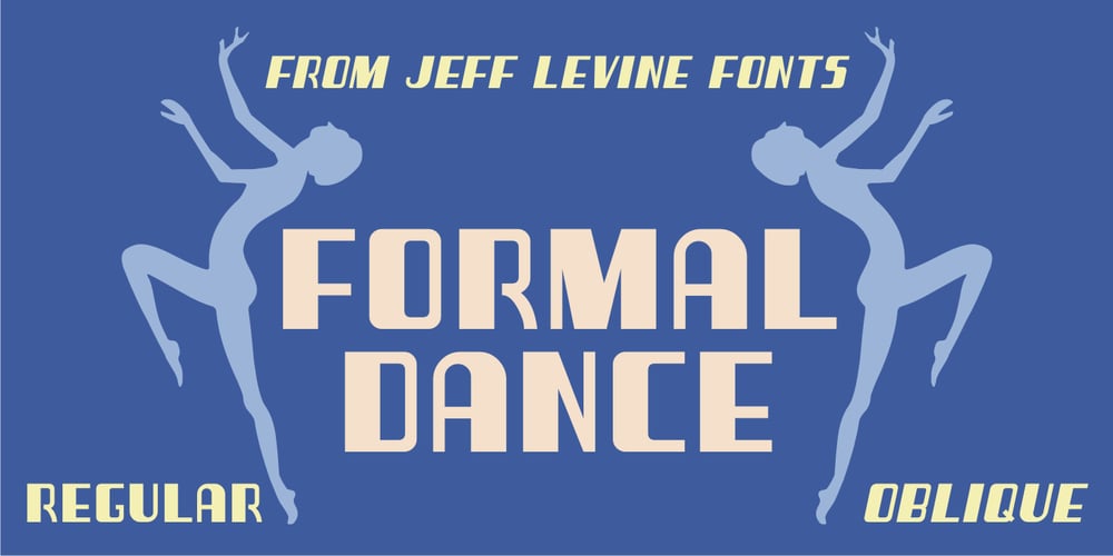 Formal Dance JNL font