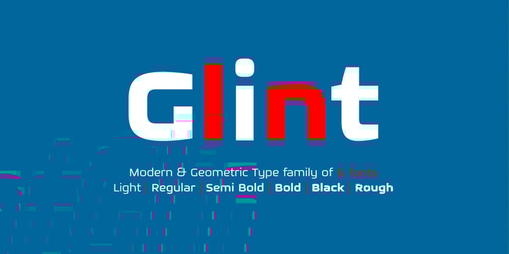 Glint font