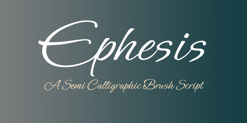 Ephesis font