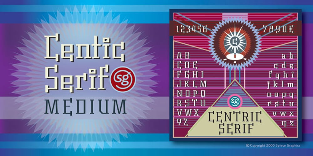 Centric Serif SG font
