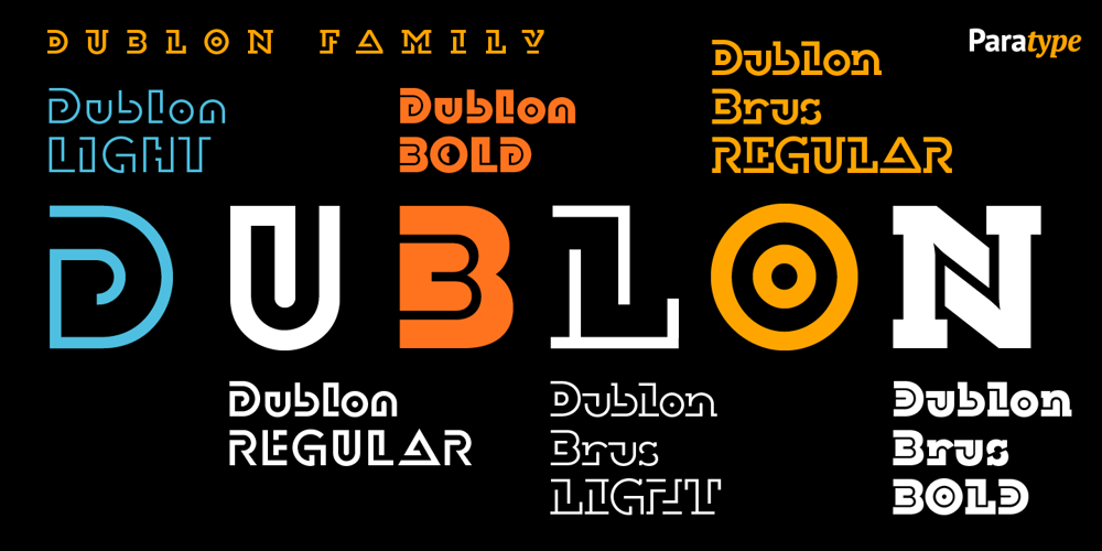 Dublon Brus font