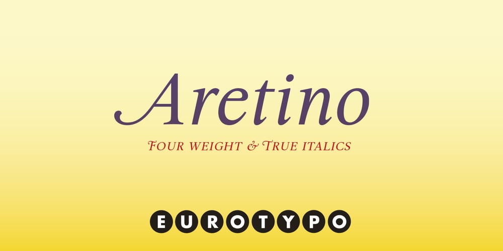 Aretino font