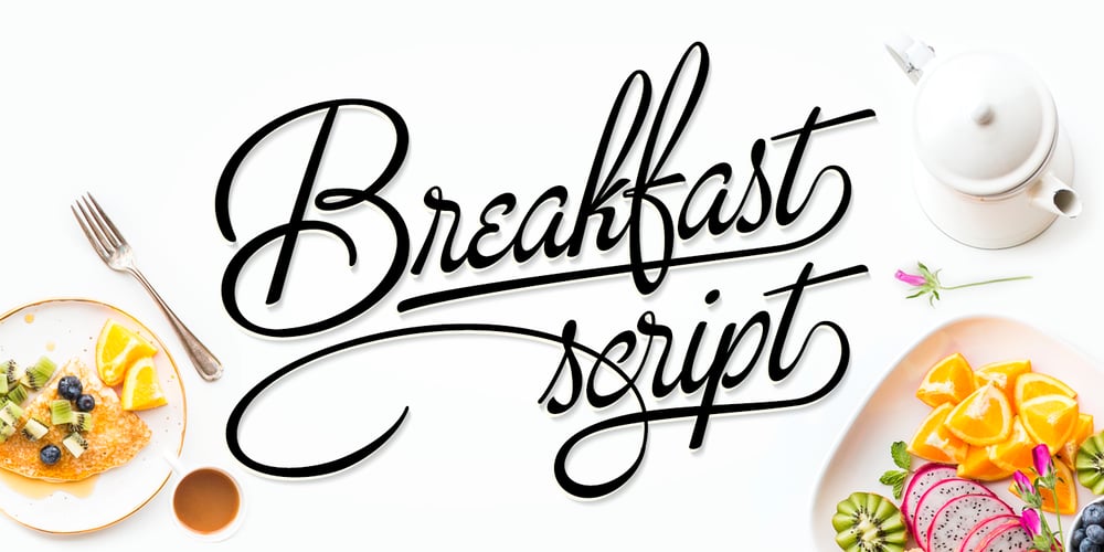 Breakfast Script font