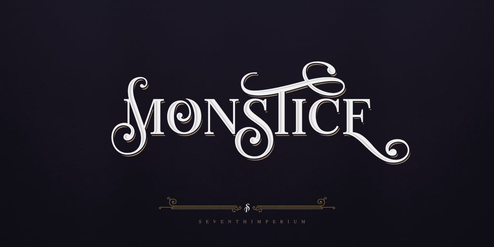 Monstice font