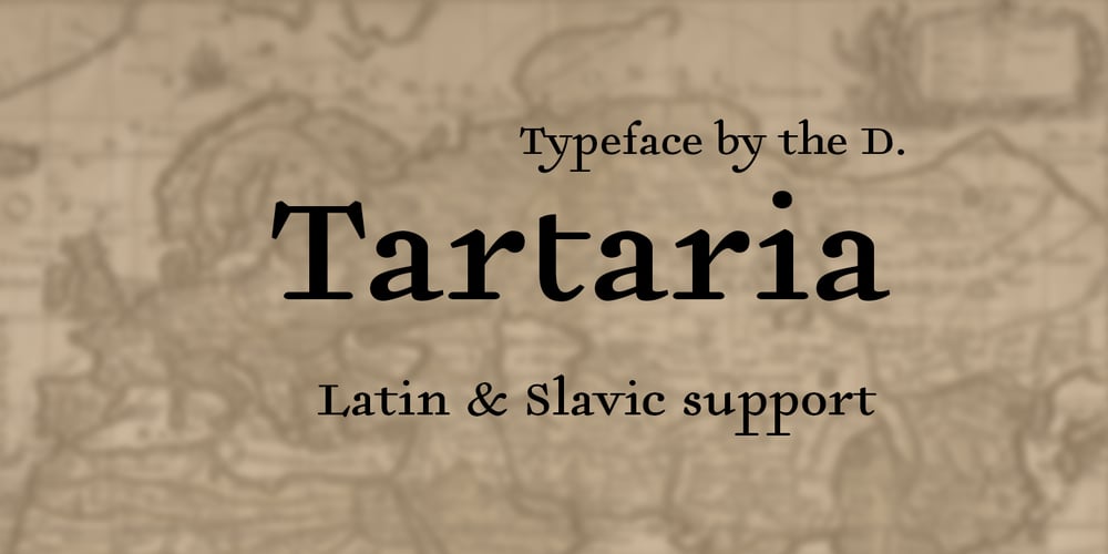Tartaria font
