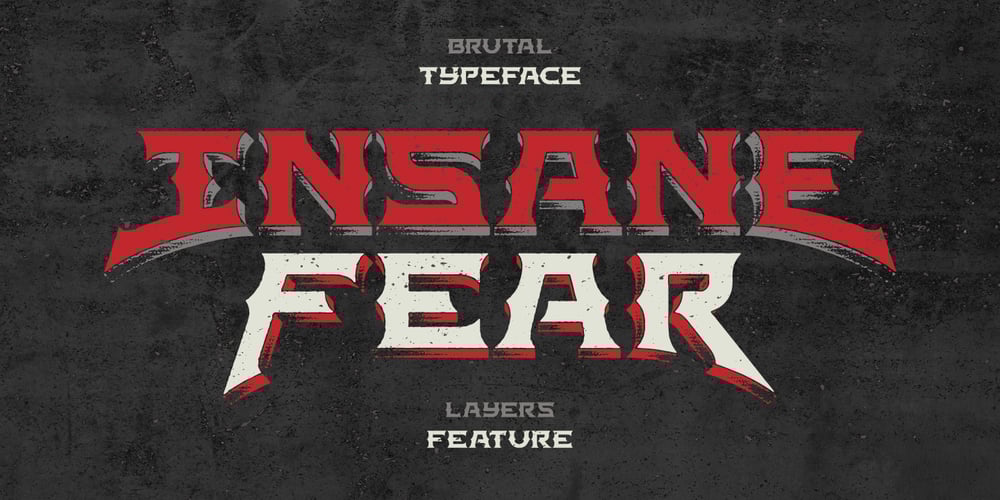 Insane Fear font