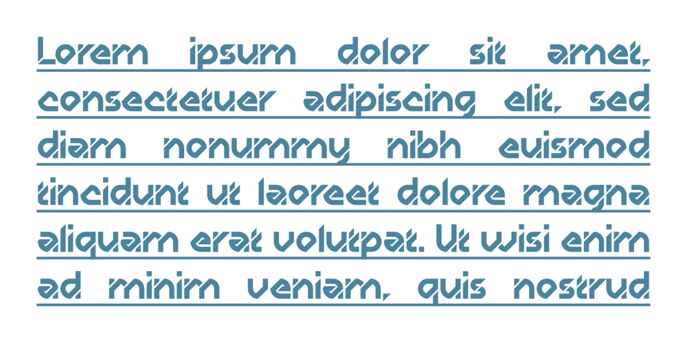 KD Diagona font