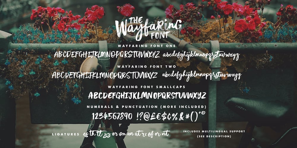 The Wayfaring Font font