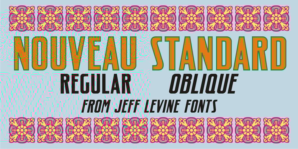 Nouveau Standard JNL font