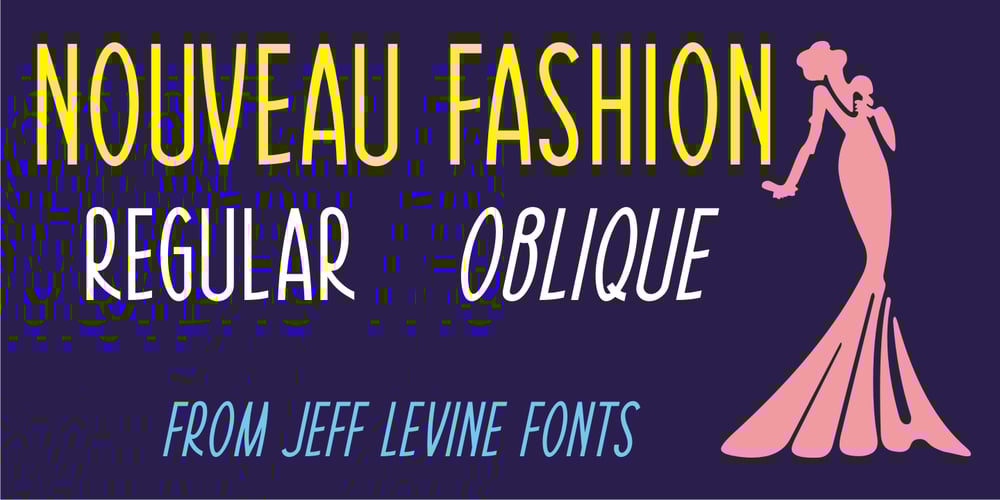 Nouveau Fashion JNL font