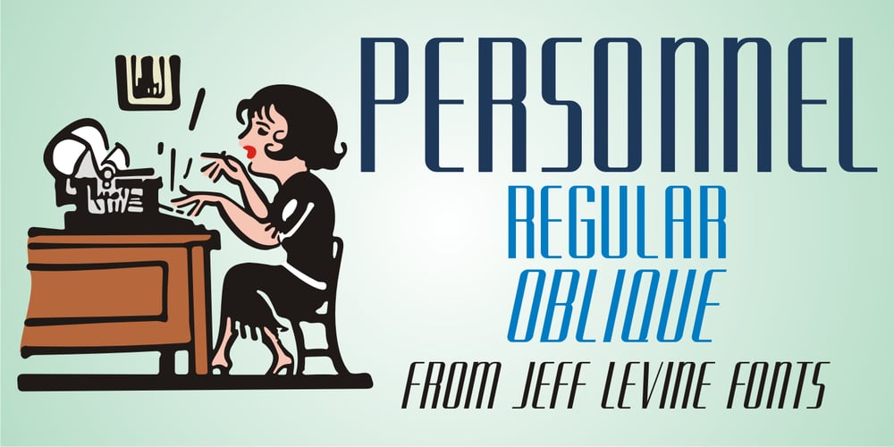 Personnel JNL font