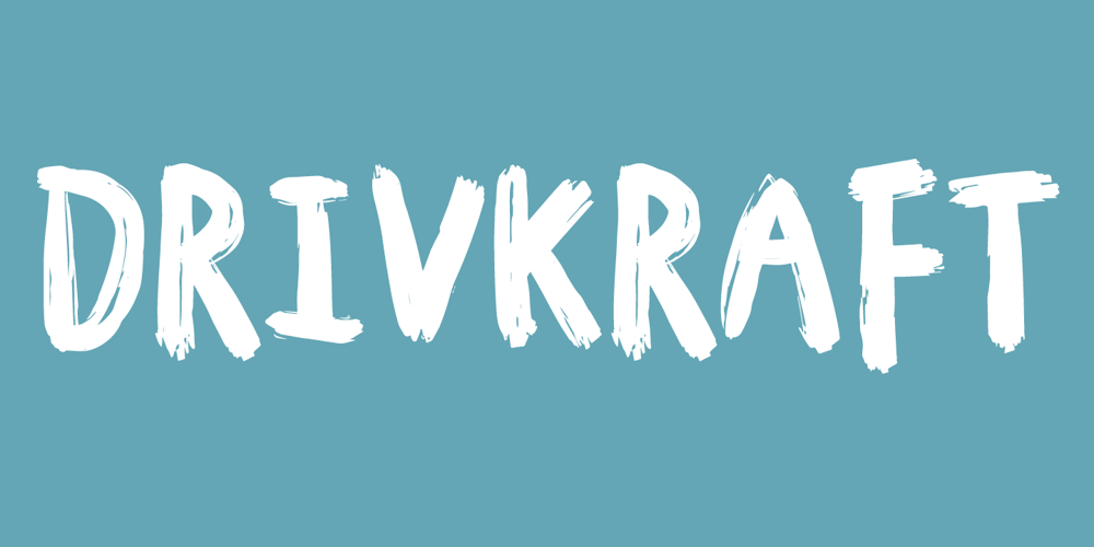 Drivkraft font