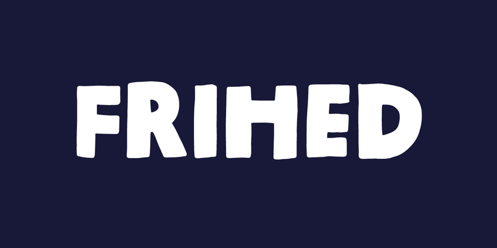 Frihed font