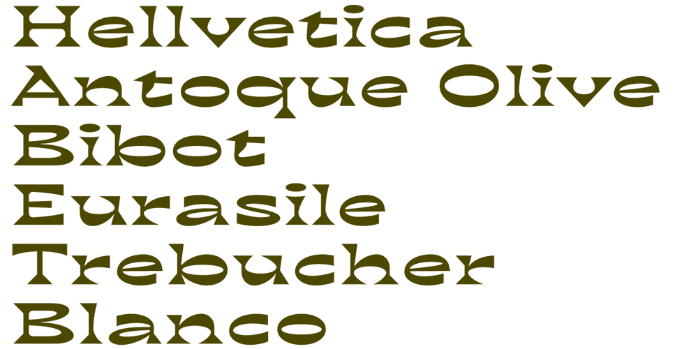 BB book Contrasted font