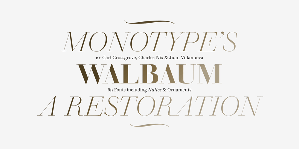 Walbaum font