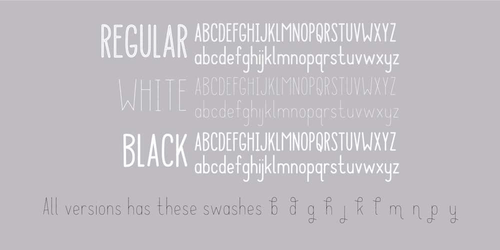 Solopgang font