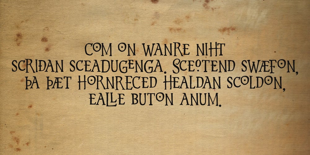 Hyldemoer font