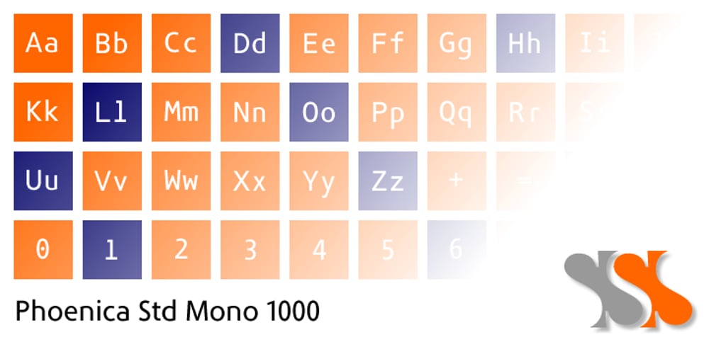 Phoenica Std Mono font