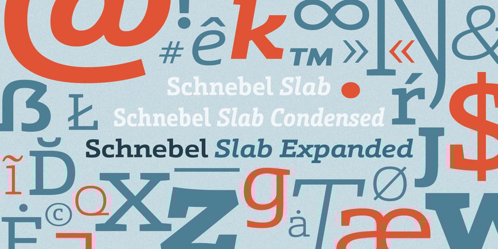Schnebel Slab Pro font