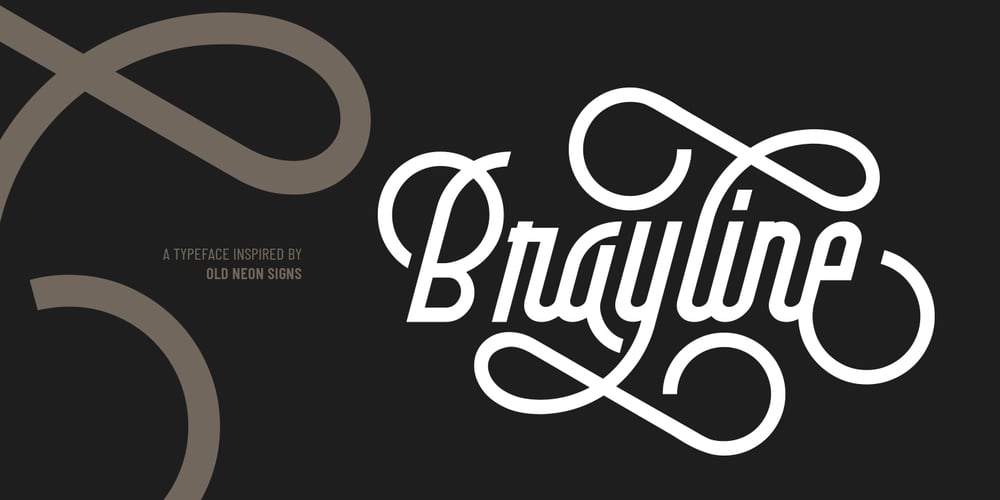 Brayline font