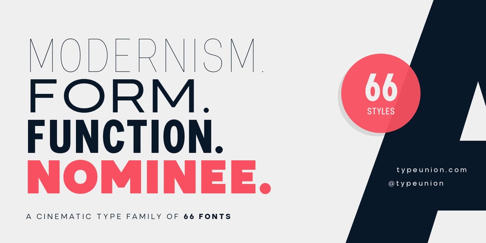 Nominee font