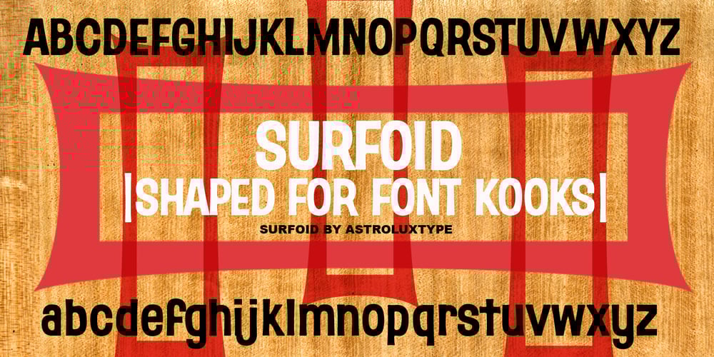 Surfoid font